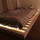 DIYで完成したベッドの画像です。