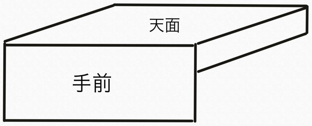 トイレ棚の設計図